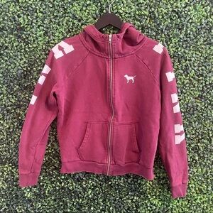 Pink Zip up Hoodie